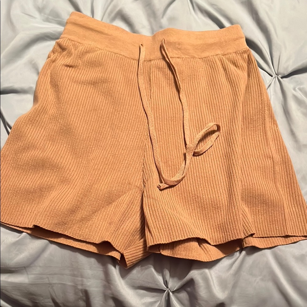 Charlie Holiday Tan High Waist Shorts